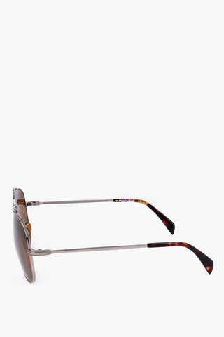 Aviator Sunglasses with Orange Lenses