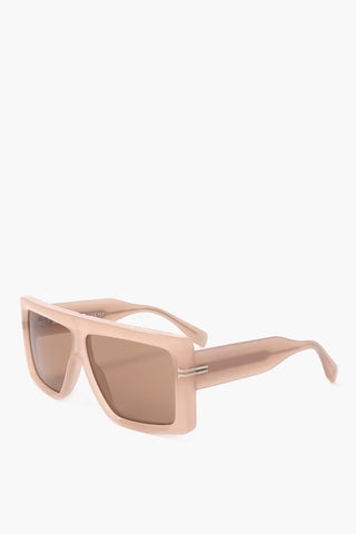 RUNAWAY Straight-Bridge Sunglasses with Matte Frame