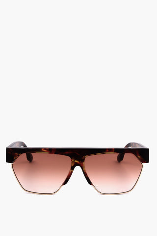 Occhiali da Sole Clubmaster con Lenti Sfumate