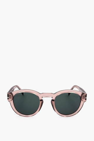 Pantos-Sonnenbrille mit durchsichtiger Fassung