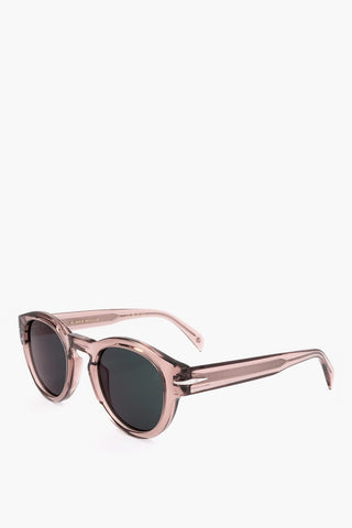 Pantos-Sonnenbrille mit durchsichtiger Fassung