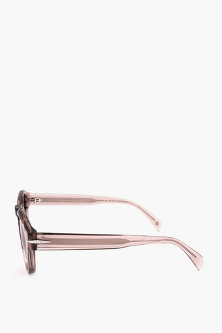 Pantos-Sonnenbrille mit durchsichtiger Fassung