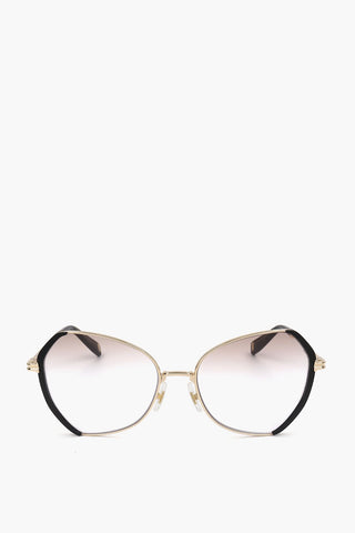 RUNAWAY Pentagonal Sunglasses with Gradient Lenses