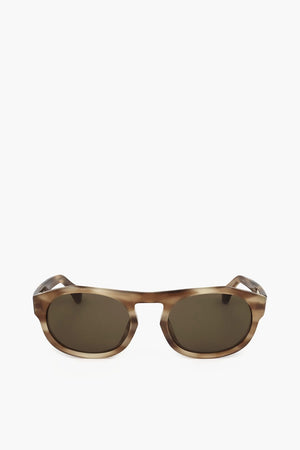 DRIES VAN NOTEN Pantos Sunglasses with Marbled Frame