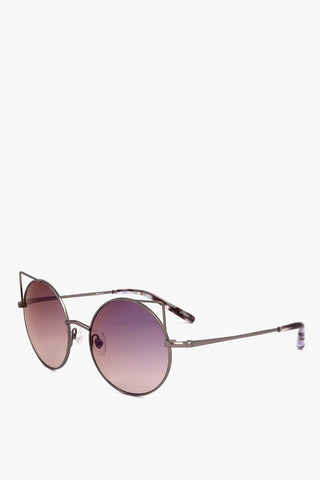 MATTHEW WILLIAMSON Cat-eye Sunglasses with Round Lenses
