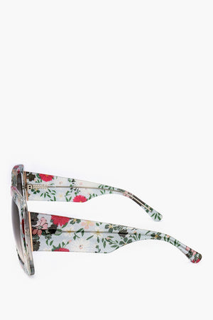 ERDEM Rectangular Sunglasses with Floral Frame