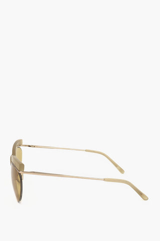 DRIES VAN NOTEN Clubmaster-Sonnenbrille mit V-förmigem Nasensteg