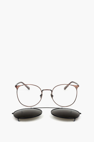 KRIS VAN ASSCHE Wayfarer Sunglasses with Removable Mask