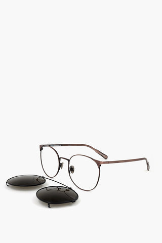 KRIS VAN ASSCHE Wayfarer Sunglasses with Removable Mask