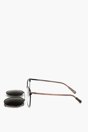KRIS VAN ASSCHE Occhiali da Sole Wayfarer con Mascherina Removibile