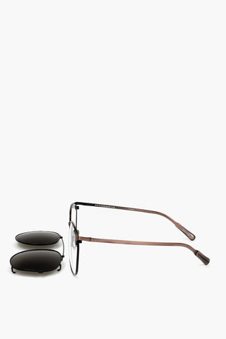 KRIS VAN ASSCHE Wayfarer Sunglasses with Removable Mask