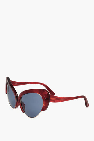 ERDEM Occhiali da Sole Cat-eye con Mezza Montatura