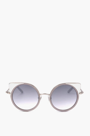 MATTHEW WILLIAMSON Cat-eye Sunglasses with Round Lenses