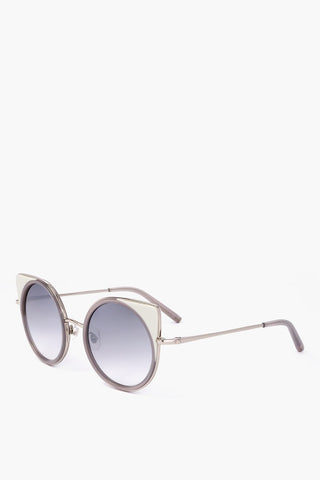 MATTHEW WILLIAMSON Cat-eye Sunglasses with Round Lenses