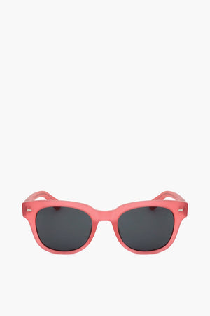 JEREMY SCOTT Wayfarer Sunglasses with Matte Frame
