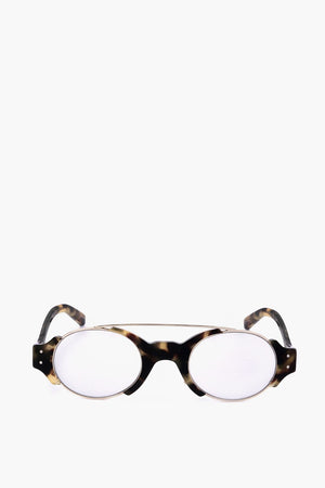 ERDEM Metal-Bridge Tortoiseshell Sunglasses