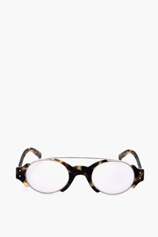ERDEM Metal-Bridge Tortoiseshell Sunglasses