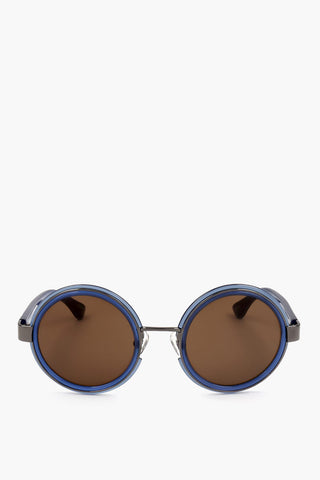 DRIES VAN NOTEN Round Sunglasses with Metal Detail