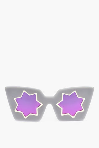 MARKUS LUPFER Cat-Eye Sunglasses with Design Lenses