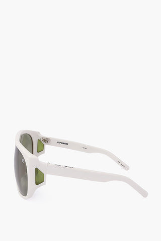 RAF SIMONS Shield-Sonnenbrille mit Kunststofffassung