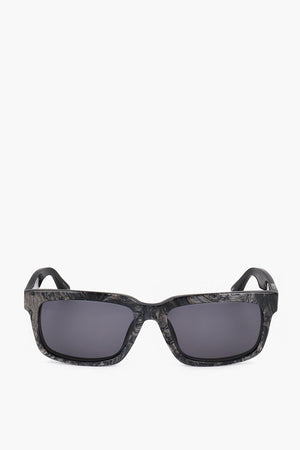 RAF SIMONS Wayfarer-Sonnenbrille mit Marmor-Effekt