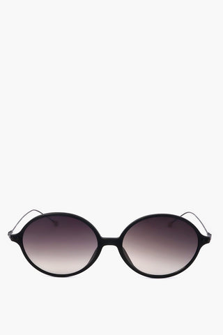 ANN DEMEULEMEESTER Oval-Sonnenbrille mit Metallbügeln