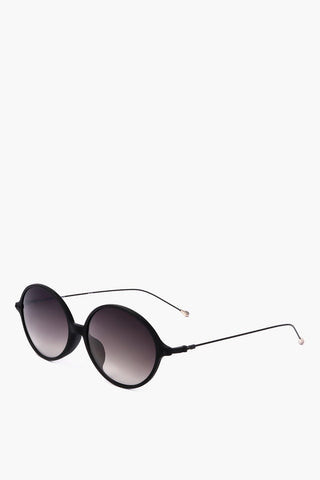 ANN DEMEULEMEESTER Oval-Sonnenbrille mit Metallbügeln