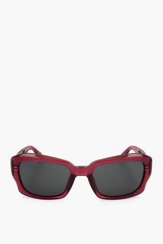 DRIES VAN NOTEN Occhiali da Sole Rectangular con Montatura in Plastica