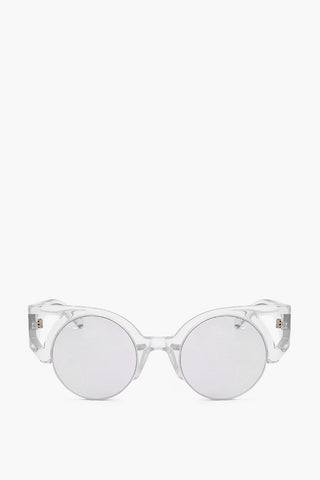 ERDEM Cat-Eye Sunglasses with Transparent Frame