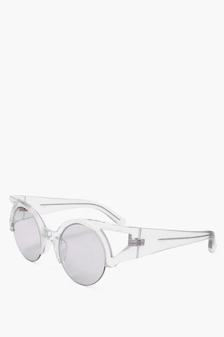 ERDEM Cat-Eye Sunglasses with Transparent Frame