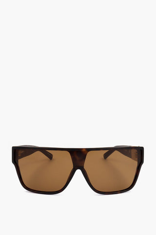 PHILLIP LIM Shield-Sonnenbrille mit Schildpatt-Fassung