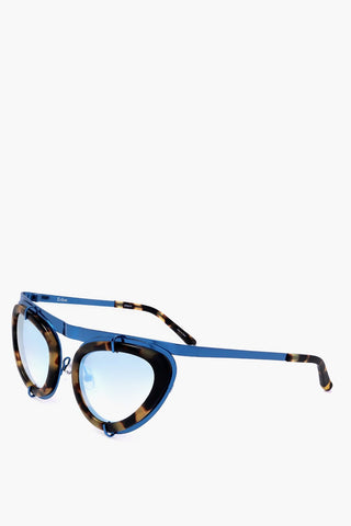 ERDEM Cat-Eye Sunglasses with Tortoiseshell Frame