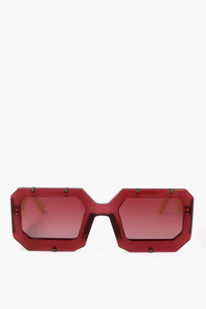 MARKUS LUPFER Square Sunglasses with See-Through Frame