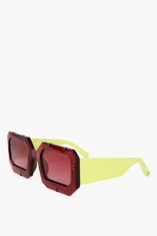 MARKUS LUPFER Square Sunglasses with See-Through Frame