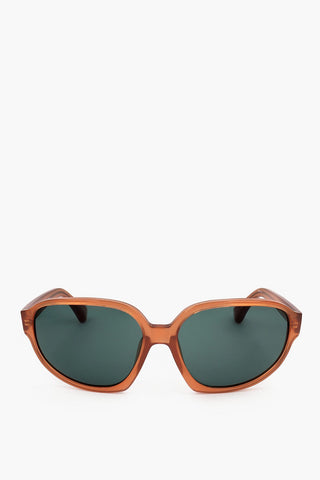 DRIES VAN NOTEN Cat-eye Sunglasses with Transparent Frame