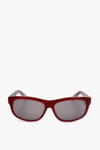 RAF SIMONS Wayfarer Sunglasses with Monochrome Lenses