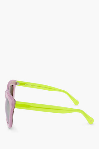 MARKUS LUPFER Wayfarer Sonnenbrille mit glitzerndem Gestell
