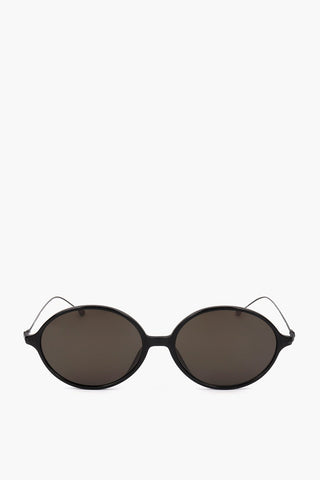 ANN DEMEULEMEESTER Oval-Sonnenbrille mit Metallbügeln