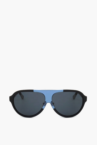 KRIS VAN ASSCHE Aviator Sunglasses with Two-Tone Frame