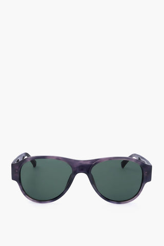 DRIES VAN NOTEN Aviator Sunglasses with Tortoiseshell Frame