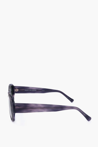 DRIES VAN NOTEN Aviator Sunglasses with Tortoiseshell Frame