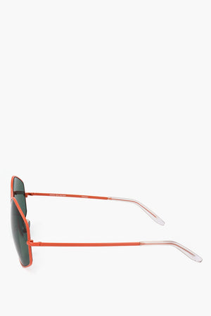 DRIES VAN NOTEN Pentagonal Sunglasses with Double Bridge