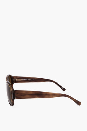 DRIES VAN NOTEN Aviator Sunglasses with Tortoiseshell Frame