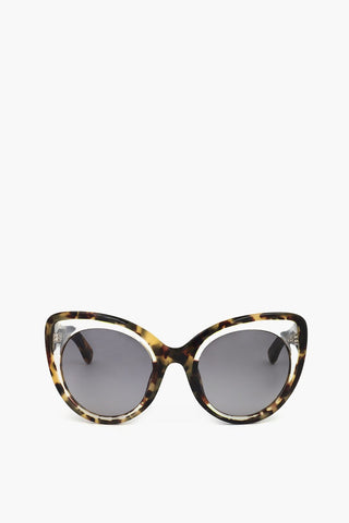 ERDEM Butterfly Sunglasses with Tortoiseshell Frame