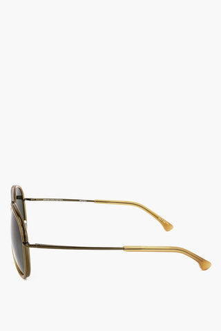 DRIES VAN NOTEN Plastic Aviator Sunglasses