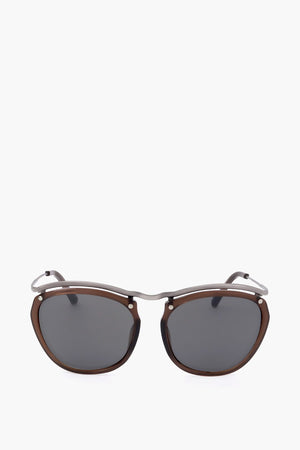 DRIES VAN NOTEN Sunglasses with Metal Bridge