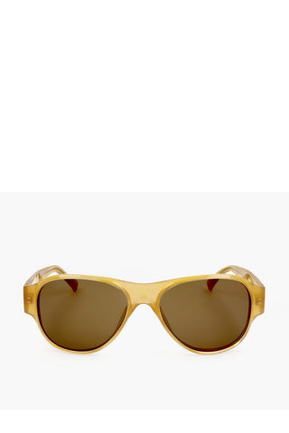 DRIES VAN NOTEN 아비에이터 선글라스 시스루 프레임