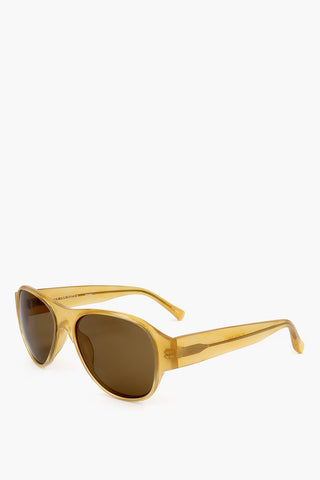 DRIES VAN NOTEN 아비에이터 선글라스 시스루 프레임