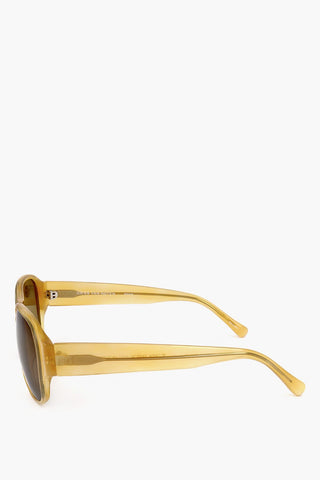 DRIES VAN NOTEN 아비에이터 선글라스 시스루 프레임
