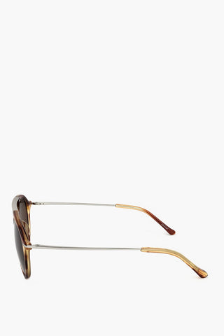 DRIES VAN NOTEN Aviator Sunglasses with Metal Bridge